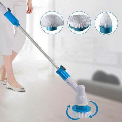 Kép Vezeték nélküli tisztítókefe + 3 fej, hosszabbító nyéllel