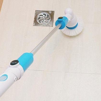 Kép valamiből Vezeték nélküli tisztítókefe + 3 fej, hosszabbító nyéllel