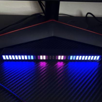 Kép valamiből Hangra reagáló LED fénypanel  -  fekete