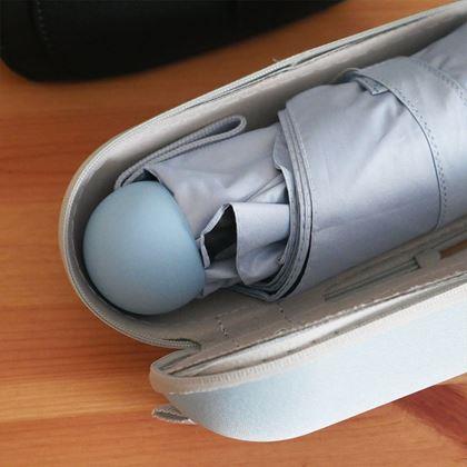 Kép valamiből Mini összecsukható esernyő tokban - kék