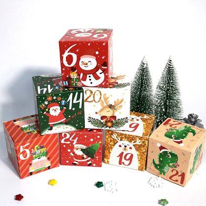 Kép valamiből Adventi naptár - újratölthető dobozok 24 db