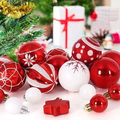 Kép valamiből Nagy karácsonyi díszkészlet - piros