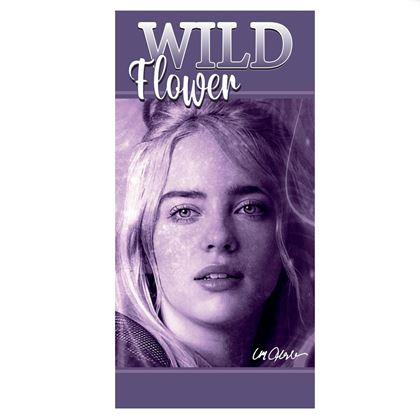 Kép valamiből Gyermek törölköző 70x140 cm - Billie Eilish Wildflower