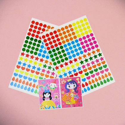 Kép valamiből Öntapadós mozaik gyerekeknek - hercegnők