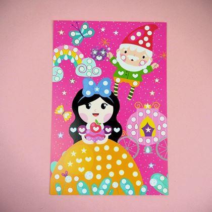 Kép valamiből Öntapadós mozaik gyerekeknek - hercegnők