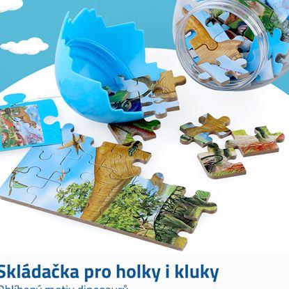 Kép Dinoszauruszos puzzle – kék