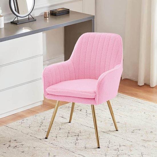 Kép valamiből Párnázott rózsaszín székecske/fotelem