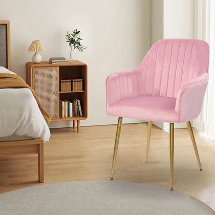 Kép valamiből Párnázott rózsaszín székecske/fotelem