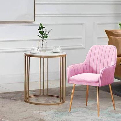 Kép valamiből Párnázott rózsaszín székecske/fotelem