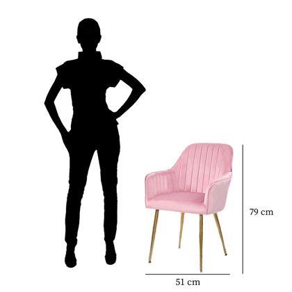 Kép valamiből Párnázott rózsaszín székecske/fotelem