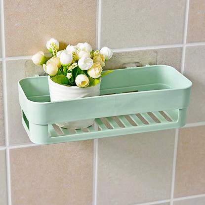 Kép Öntapadós polc fürdőszobába/konyhába - menta