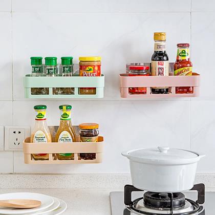 Kép valamiből Öntapadós polc fürdőszobába/konyhába - menta