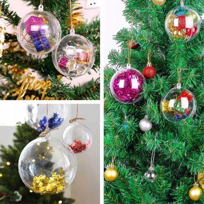 Kép valamiből Átlátszó karácsonyi díszek 5 db - tölthető