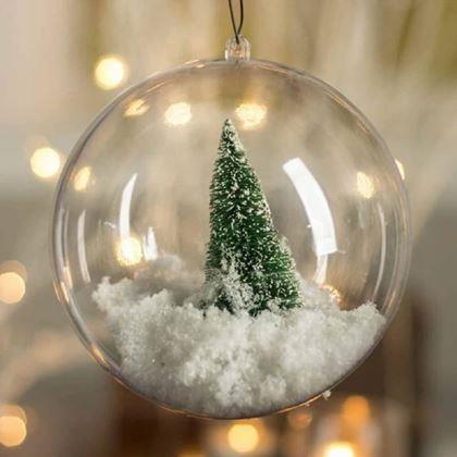 Kép valamiből Átlátszó karácsonyi díszek 5 db - tölthető