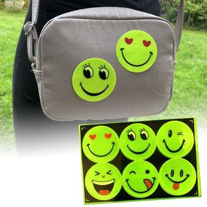 Kép valamiből Reflex matrica smiley figurák 6 db