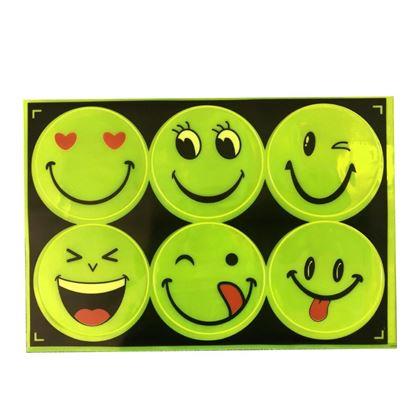 Kép valamiből Reflex matrica smiley figurák 6 db
