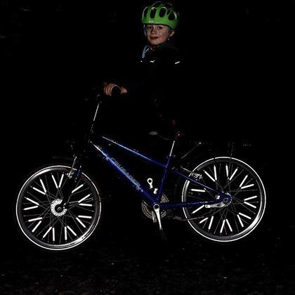 Kép valamiből Kerékpárra való fényvisszaverő pálcikák, 12 db