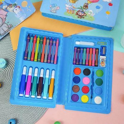 Kép valamiből Gyermekek számára készült 42 darabos művészi készlet - kék