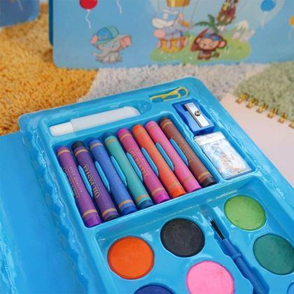 Kép valamiből Gyermekek számára készült 42 darabos művészi készlet - kék