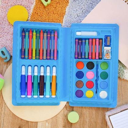 Kép valamiből Gyermekek számára készült 42 darabos művészi készlet - kék