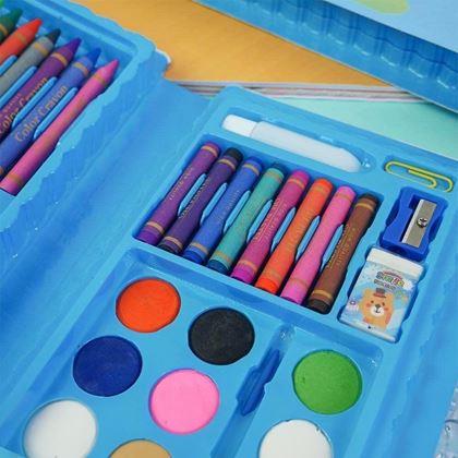 Kép valamiből Gyermekek számára készült 42 darabos művészi készlet - kék