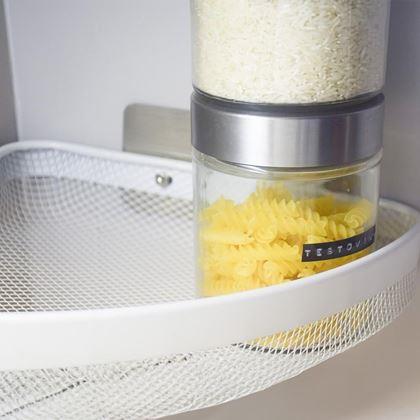 Kép valamiből Fém ragasztható sarokpolc