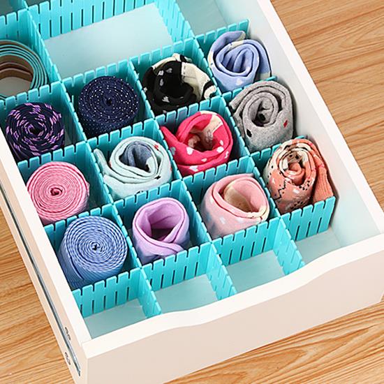 Kép valamiből Állítható rekeszelválasztók fiókba, 4 db