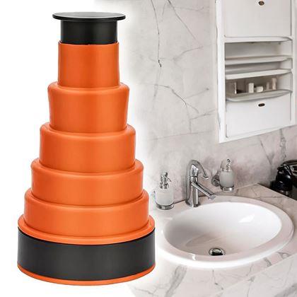 Kép valamiből Összecsukható lefolyótisztító pumpa