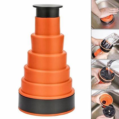 Kép valamiből Összecsukható lefolyótisztító pumpa