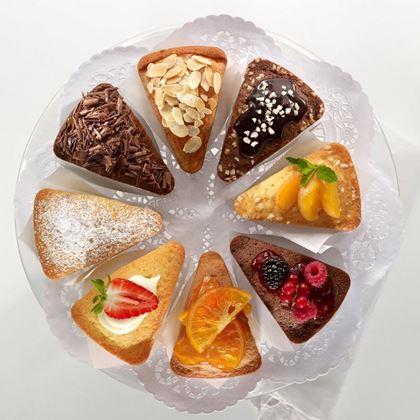 Kép valamiből Szilikon sütőforma 8 süteményhez/tortaszelethez