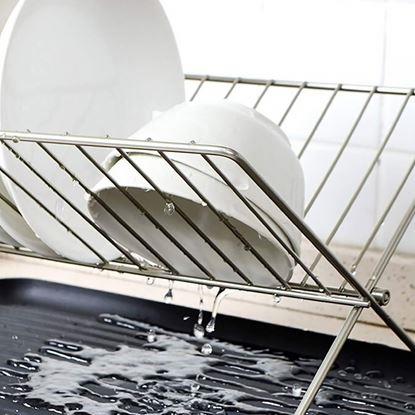 Kép Fém edényszárító tálcával