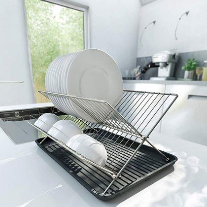 Kép valamiből Fém edényszárító tálcával