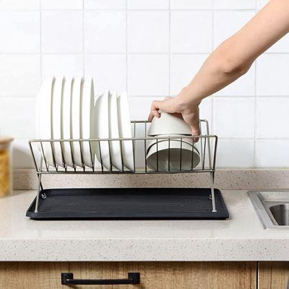 Kép valamiből Rozsdamentes edényszárító tálcával