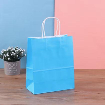 Kép valamiből Ajándéktáska készlet 10 db - világoskék