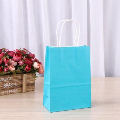 Kép valamiből Ajándéktáska készlet 10 db - világoskék