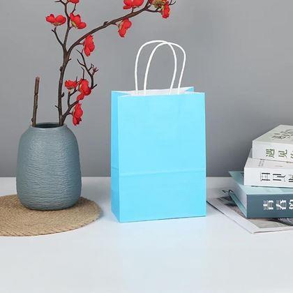 Kép valamiből Ajándéktáska készlet 10 db - világoskék