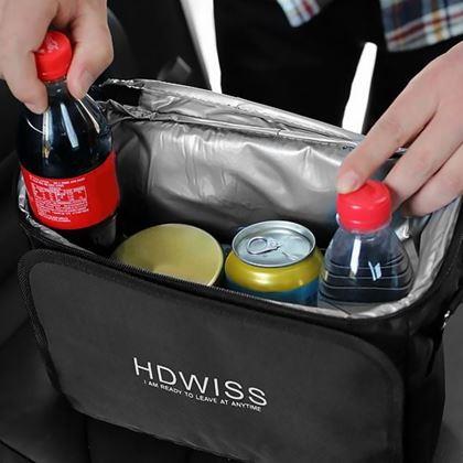 Kép valamiből Multifunkciós autós táska pánttal és termo béléssel