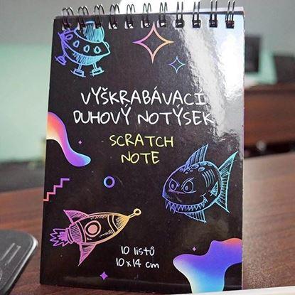Kép Szivárványos kaparós jegyzetfüzet