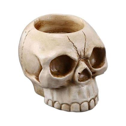 Kép valamiből Tealight gyertyatartó - koponya