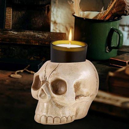 Kép valamiből Tealight gyertyatartó - koponya