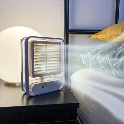 Kép valamiből Hordozható asztali légkondicionáló - kék