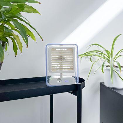 Kép valamiből Hordozható asztali légkondicionáló - kék