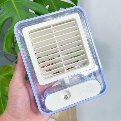 Kép valamiből Hordozható asztali légkondicionáló - kék