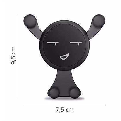 Kép valamiből Gravitációs telefontartó autóba szellőzőrácsra smiley