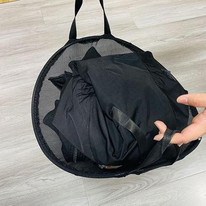 Kép valamiből Összecsukható kosár a ruhák kivételéhez