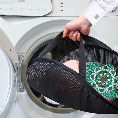 Kép Összecsukható kosár a ruhák kivételéhez