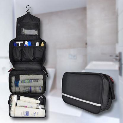 Kép Utazó, felakasztható kozmetikai rendező - fekete