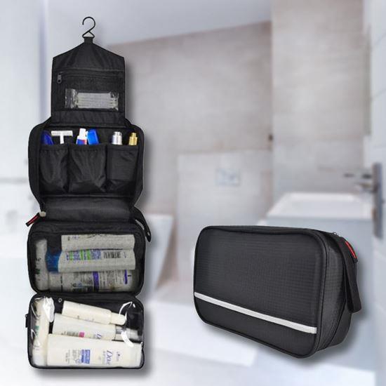 Kép valamiből Utazó, felakasztható kozmetikai rendező - fekete