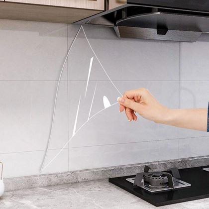 Kép valamiből Statikus átlátszó védő és mosható falra való fólia 60x200 cm