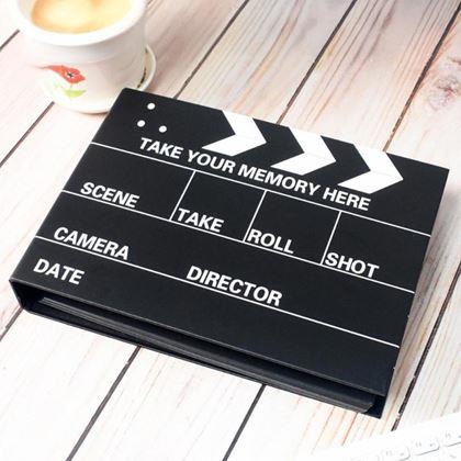 Kép valamiből Élmény napló/fotóalbum filmcsapó + kreatív matrica szett